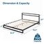 Zinus Trisha 7 Inch Platforma Bed Frame with Headboard/Mattress Foundation/Box Spring Optional/Wood Slat Support, Full