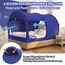 Alvantor Doppelbett, Polyester Fiberglas, Navy, Double 190x137x120cm