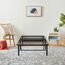 Linenspa Metallbett mit Lattenrost Klappbett 33 cm Stauraum unter Bettgestell Montage in 5 Minuten US Twin XL