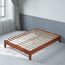 Zinus Wen 12 Inch Deluxe Wood Platform Bed/No Box Spring Needed/Wood Slat Support/Cherry Finish, King