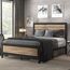 Urest Queen-Size-Bettgestell mit Kopfteil/Plattformbett/Metallbettrahmen/Starke Lattenstütze/Keine Boxspringfeder nötig, Schwarz