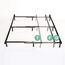 Zinus Compack Verstellbares Bettgestell aus Metall, 17,8 cm Stützbettgestell für Boxspring- und Matratzenset, Twin/Full/Queen, Schwarz
