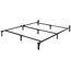 Amazon Basics Bettgestell mit 9 Beinen, aus Metall, starke Unterstützung für Boxspringbett und Matratze, werkzeuglose einfache Montage, Queen-Size-Bett