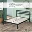 Zinus MIA Bettgestell mit Metallplattform mit Kopfteil/Matratzenunterlage/Holzlattenständer/einfache Montage/Bett in Box/Möbel für Schlafzimmer/Doppelbett