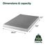 Zinus Armita 5 Inch Low Profile Smart Box Spring/Mattress Foundation/Strong Steel Structure/Easy Assembly Required, Queen