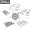Zinus Armita 5 Inch Low Profile Smart Box Spring/Mattress Foundation/Strong Steel Structure/Easy Assembly Required, Queen