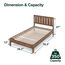 Zinus Ellie Twin Bettgestell - Bett aus Bambus