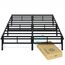 Zinus SmartBase Bettgestell, Lattenrost, 35,6 cm, einfache Montage, für Kinderbett, ca. 76 x 190 cm, Podestbettgestell, Schmales Einzelbett, Ersatz für Boxspringbettgestell