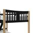 STORKCRAFT Etagenbett Caribou - Schwarz/Natur