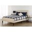 Zinus Upholstered Button Tufted Platform Bed with Footboard/Mattress Foundation/Easy Assembly/Strong Wood Slat Support, Full