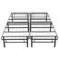 Hercules Classic Brands Heavy Duty 35,6 cm Plattform Metall Bettgestell Matratze Foundation, California King Black