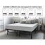 Hercules Classic Brands Heavy Duty 35,6 cm Plattform Metall Bettgestell Matratze Foundation, California King Black