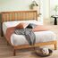 Zinus Alexia 12 Inch Wood Platform Bed with Headboard/No Box Spring Needed/Wood Slat Support/Rustic Pine Finish, King