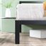 Zinus MIA Bettgestell mit Metallplattform mit Kopfteil/Matratzenunterlage/Holzlattenständer/einfache Montage/Bett in Box/Möbel für Schlafzimmer/Doppelbett