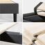 Zinus Curtis Essential Upholstered Platform Bed Frame/Mattress Foundation/Easy Assembly/Strong Wood Slat Support, Full