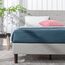 Zinus Shalini Upholstered Diamond Stitched Platform Bed/Mattress Foundation/Easy Assembly/Strong Wood Slat Support/Sage Grey, Queen