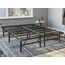 Hercules Classic Brands Heavy Duty 35,6 cm Plattform Metall Bettgestell Matratze Foundation, California King Black