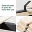Zinus Shalini Upholstered Diamond Stitched Platform Bed/Mattress Foundation/Easy Assembly/Strong Wood Slat Support/Sage Grey, Queen