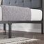 Zinus Cherie Faux Leather Classic Platform Bed Frame with Steel Support Slats, Full