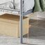 Yaheetech Doppelbettrahmen/Plattformbett aus Metall mit Kopfteil und Fußteil/kein Boxspringbett erforderlich/Einfache Montage Silber