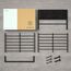 Zinus Cherie Faux Leather Classic Platform Bed Frame with Steel Support Slats, Full