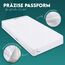 Utopia Bedding Matratzenschoner 160 x 200 x 30 cm (2er Pack) Wasserdicht, Oeko-TEX Zertifiziert Matratzenauflage Atmungsaktive, Matratzenschutz, Rundum Elastisch Weiß