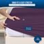 Utopia Bedding wasserdichter Matratzenschoner für Einzelbett (Twin-Size), Matratzenbezug aus hochwertigem Frottee, 200 g/m², atmungsaktiv, Spannbetttuch mit dehnbaren Ecken, Lila