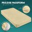 Utopia Bedding Matratzenschoner 140 x 200 x 30 cm Wasserdicht, Oeko-TEX Zertifiziert Matratzenauflage Atmungsaktive, Matratzenschutz, Rundum Elastisch Beige