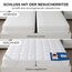 PROCAVE® Matratzenschoner 80x210 cm Topper | Matratzenauflage mit 4 Eckgummis | Atmungsaktive Matratzentopper & Matratzenauflage | Anti Milben Matratzenbezug | Mattress Topper Made in Germany