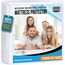 Utopia Bedding Matratzenschoner 99 x 203 x 38 cm Wasserdicht, Oeko-TEX Zertifiziert Matratzenauflage Atmungsaktive, Matratzenschutz, Rundum Elastisch Weiß