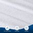 Utopia Bedding Wasserdichter Matratzenschoner, Super-King-Size-Größe, Premium-Frottee-Matratzenbezug, 200 g/m², atmungsaktiv, Spannbetttuch mit dehnbaren Taschen, Weiß