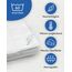 PROCAVE® Matratzenschoner 180x220 cm Topper | Matratzenauflage mit 4 Eckgummis | Atmungsaktive Matratzentopper & Matratzenauflage | Anti Milben Matratzenbezug | Mattress Topper Made in Germany