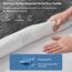 BEDLORE Matratzenschoner 135 x 190 cm, wasserdichte Matratzenauflage, geräuschloser Matratzenbezug mit tiefer Tasche – weich, atmungsaktiv und komfortabel (grau)
