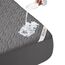 BEDLORE Matratzenschoner 140 x 200, wasserdichte Matratzenauflage mit 30 cm tiefem Taschenformat, weicher atmungsaktiver Matratzenbezug, waschbar für Zuhause, Schlafzimmer (Grau)