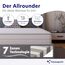 Träumegut24 - ergonomische 7-Zonen Matratze 80x200 cm | Größe + Höhe wählbar | Härtegrad H2&H3 | Kaltschaummatratze | Hautfreundlicher Bezug | Oeko-TEX® | (80 x 200 cm, 19 cm)
