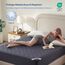 BEDLORE Matratzenschoner 120 x 200 cm, wasserdichte Matratzenauflage, geräuschloser Matratzenbezug mit tiefer Tasche – weich, atmungsaktiv und komfortabel (Blau)