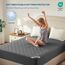 BEDLORE Matratzenschoner 160 x 200, wasserdichte Matratzenauflage mit 40 cm tiefem Taschenformat, weicher atmungsaktiver Matratzenbezug, waschbar für Zuhause, Schlafzimmer (Grau)