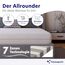 Träumegut24 - ergonomische 7-Zonen Matratze 140x200 cm | Größe + Höhe wählbar | Härtegrad H2&H3 | Kaltschaummatratze | Hautfreundlicher Bezug | Oeko-TEX® | (140 x 200 cm, 11 cm)