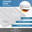 PROCAVE Micro-Comfort Matratzen-Bett-Schoner weiß 160x190 cm mit Spannumrandung | Höhe bis 30cm | Auch für Boxspring-Betten und Wasser-Betten geeignet | Microfaser | 100% Polyester | Matratzen-Auflage