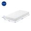 Olee sleep 20cm Memory Foam Matratze / Kaltgelschaum / Öko-Tex / CertiPUR-US / Komfortable Matratze / Rollmatratze / 3 Schichten / 90 x 200cm / Twin / Weiß