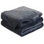 Extra Weich Luxus Microplüsch Bett, Decken/Super warm Fleece Sofa Decke, Fleece, grau, Queen(90x90 Inch)