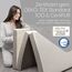 Milliard Klappmatratze 90x190 – 1-Personen-Matratze mit Memory-Schaum – Klappmatratze Anti-Milben – Reisematratze, Camping – Abnehmbarer und Waschbarer Bezug (Einzel Matelas, 90 x 190 x 10 cm)