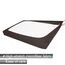 Alyvia Spring Boxspring-Abdeckung, elastischer Stoff, dehnbarer Rundumbezug für alle Vier Seiten, Bettrock für Hotel und Zuhause, Queen/California-Queen, Braun