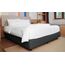 Alyvia Spring Boxspring-Abdeckung, Jersey-Strick dehnbarer Rundumbezug für alle vier Seiten, Bettrock für Hotel und Zuhause, Einzelbett/Einzelbett XL, Grau