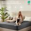 BEDLORE Matratzenschoner 135 x 190 cm, wasserdichte Matratzenauflage, geräuschloser Matratzenbezug mit tiefer Tasche – weich, atmungsaktiv und komfortabel (Grau)
