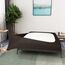 Alyvia Spring Boxspring-Abdeckung, Jersey-Strick dehnbarer Rundumbezug für alle Vier Seiten, Bettrock für Hotel und Zuhause, Doppelbett/Doppelbett XL, Braun