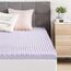 Best Price Mattress 7,6 cm Matratzenauflage aus Memory-Schaum mit beruhigendem Lavendel-Aufguss, CertiPUR-US-Zertifiziert, Twin