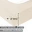 Boxspring-Abdeckung, King-Size-Größe, Jersey-Strick und dehnbar, 4 Seiten, Bettrock für Hotel und Zuhause, King-Size, Beige