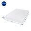Olee sleep 20cm Memory Foam Matratze / Kaltgelschaum / Öko-Tex / CertiPUR-US / Komfortable Matratze / Rollmatratze / 3 Schichten / 140 x 200cm / Full / Weiß