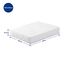 Olee sleep 25cm Hybridschaum-Matratze / Kaltgelschaum / Federkernmatratze / Taschenfederkernmatratze / Öko-Tex / CertiPUR-US / Komfortable Matratze / Rollmatratze / 3-lagig / 100 x 200cm / Weiß